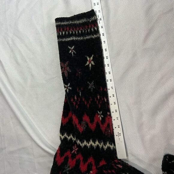 90’s County Clothing Company Black Red Boho Southwest Aztec Jacket - Picture 6 of 8